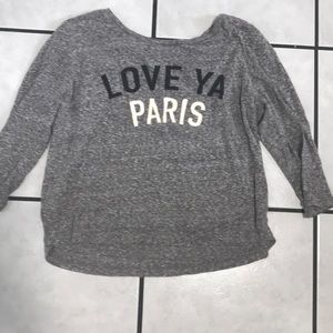 Pajama long sleeve shirt